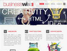 Tablet Screenshot of businesswisemedia.com